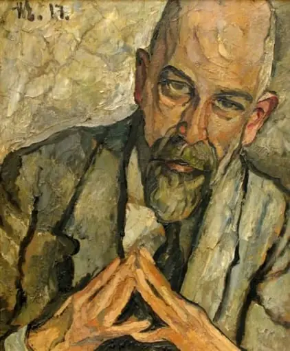 Portret de bărbat, by Hans Eder