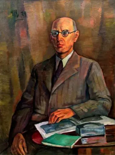 Portret de bărbat, by Hans Eder