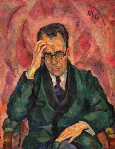 Portret de bărbat, by Hans Eder