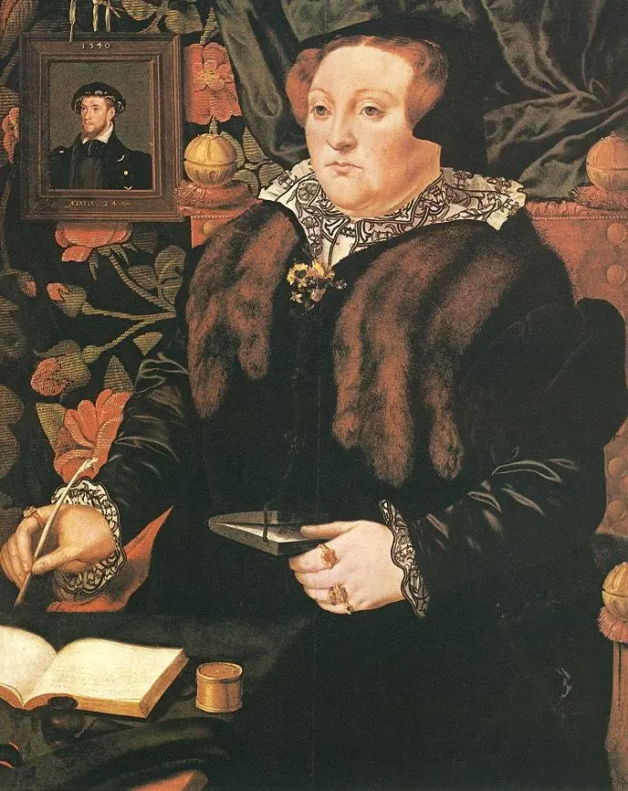 Mary Neville, Lady Dacre, by Hans Eworth