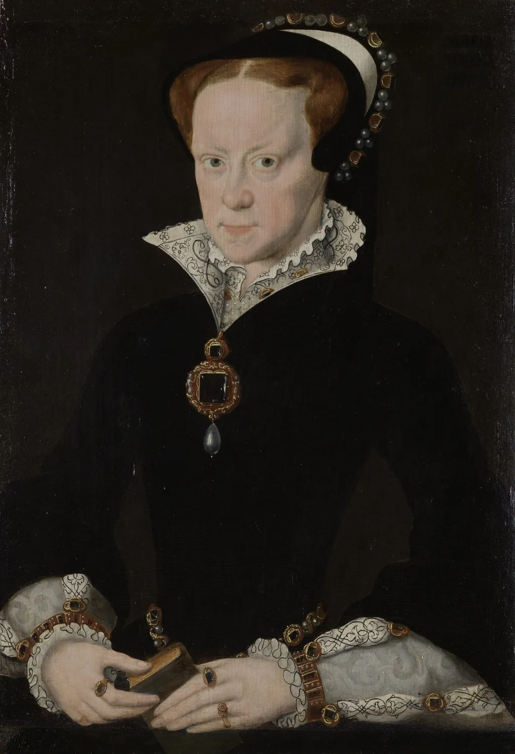 Mary Tudor, by Hans Eworth, oil, 1538