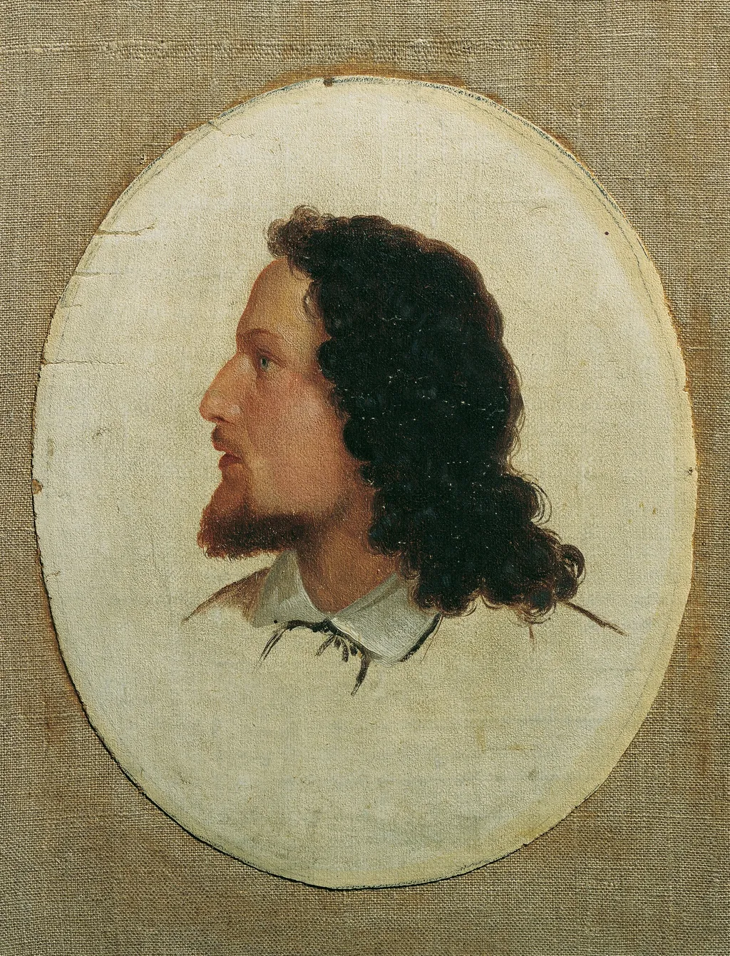 Selbstbildnis, by Hans Gasser, oil, 1852