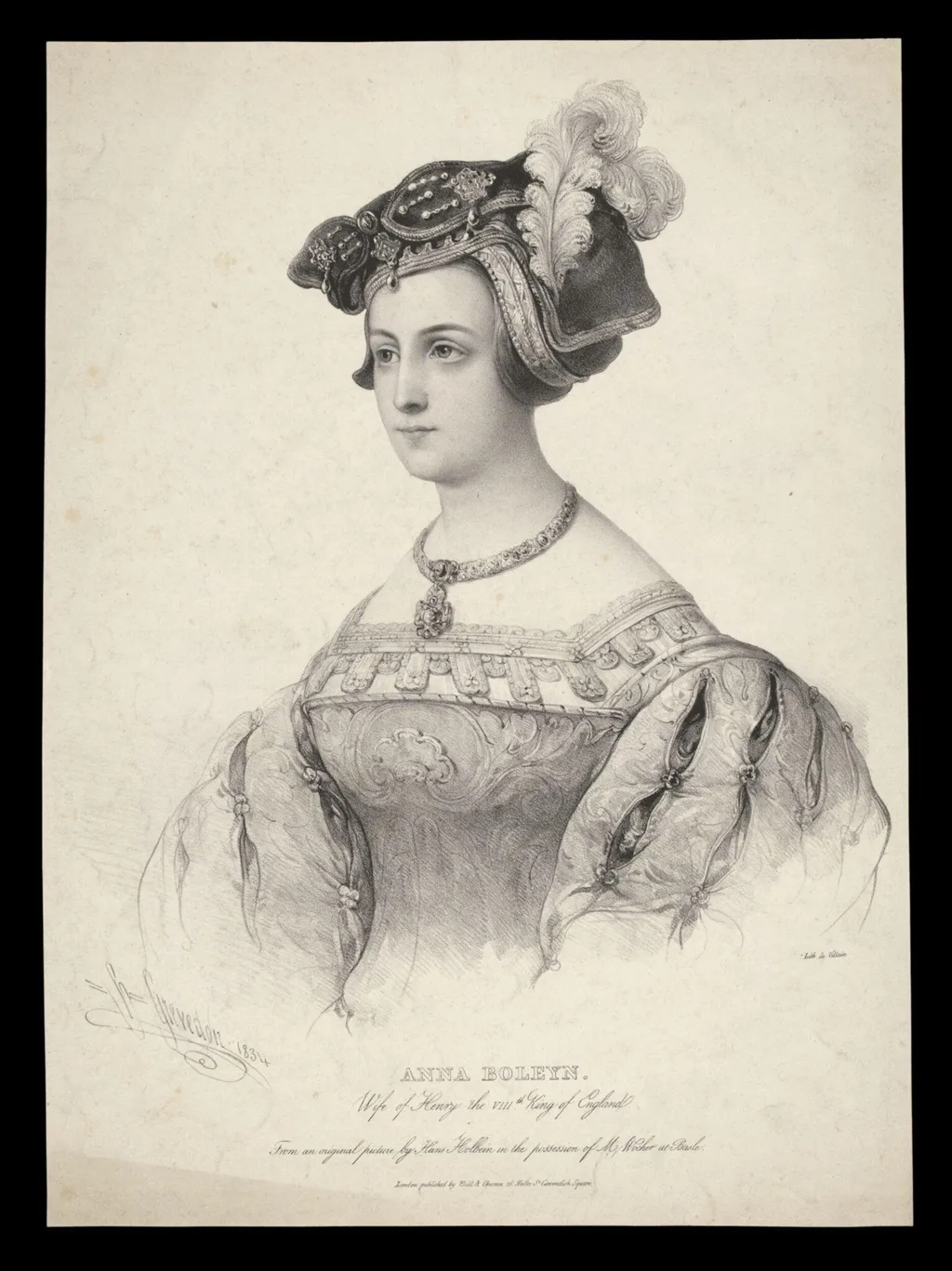 H Beard Print Collection, by Hans Holbein, 1850