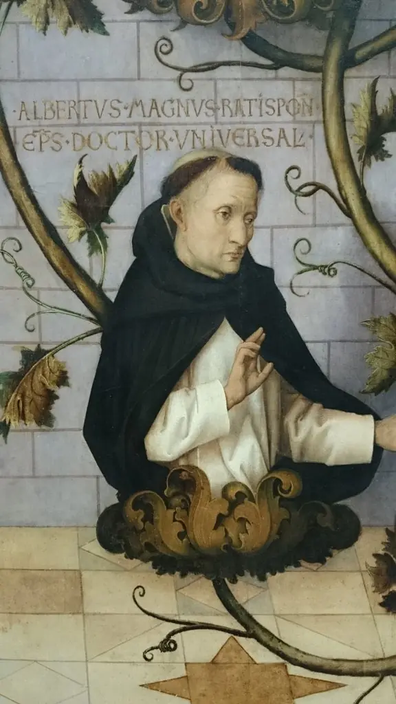 Frankfurt Dominican Altarpiece: Lineage of the Dominican Order (lower part), by Hans Holbein the Elder