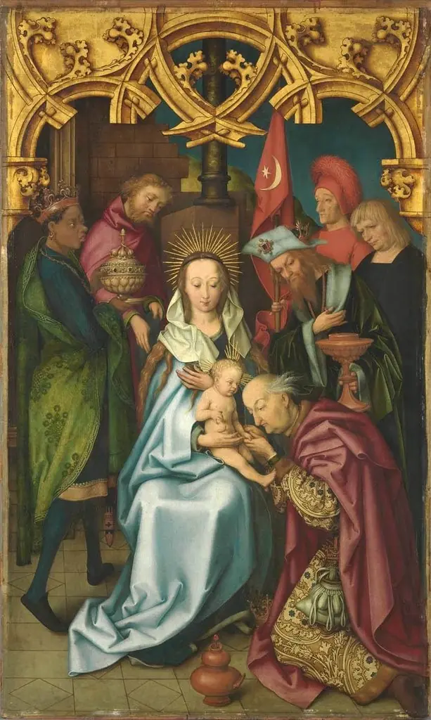Kaisheimer Altar: Anbetung der Könige, by Hans Holbein the Elder