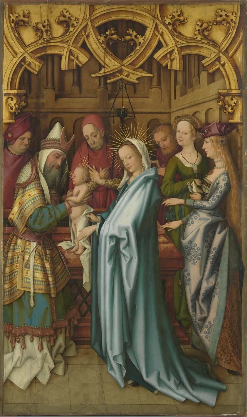 Kaisheimer Altar: Darbringung im Tempel, by Hans Holbein the Elder, unspecified, 1502