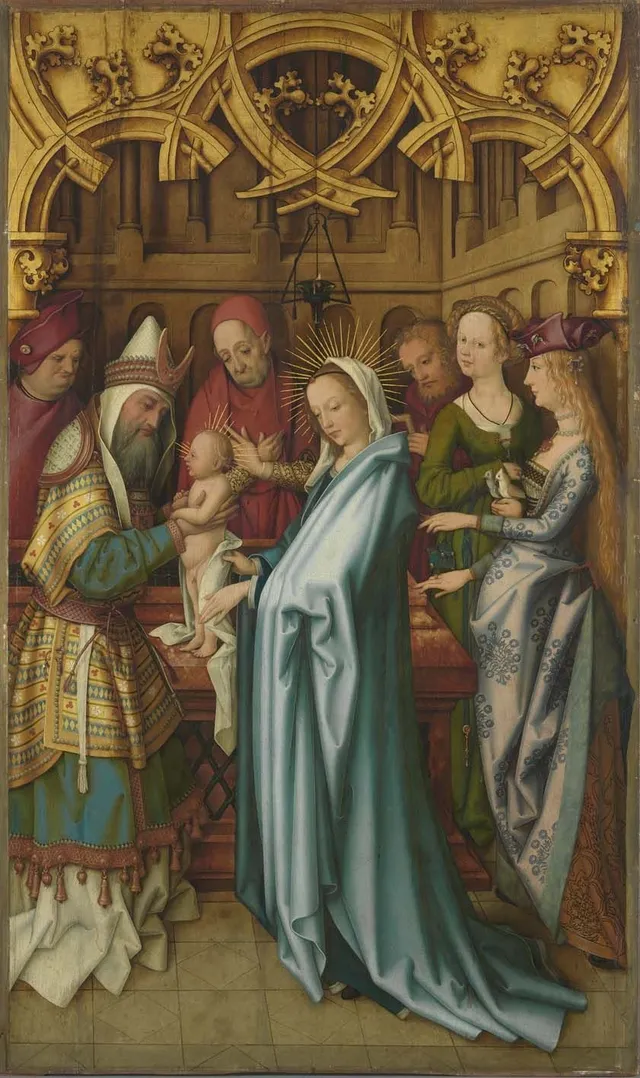 Kaisheimer Altar: Darbringung im Tempel