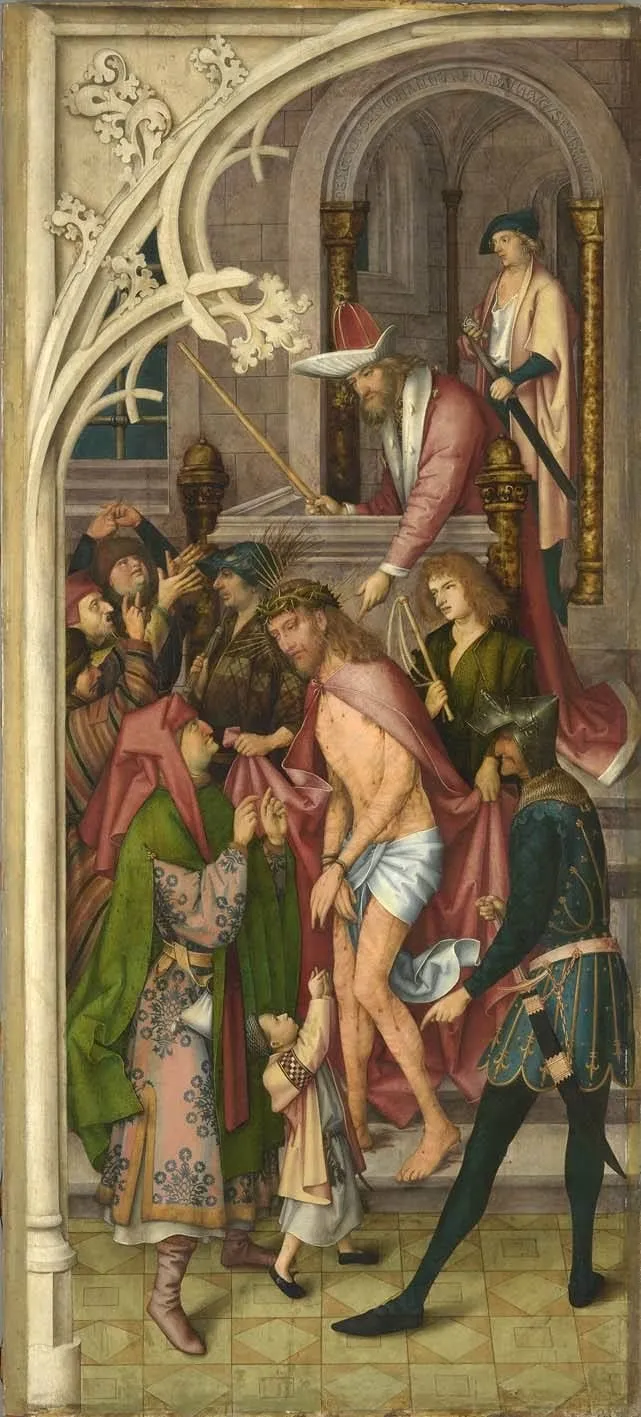 Kaisheimer Altar: Ecce homo, by Hans Holbein the Elder, unspecified, 1502