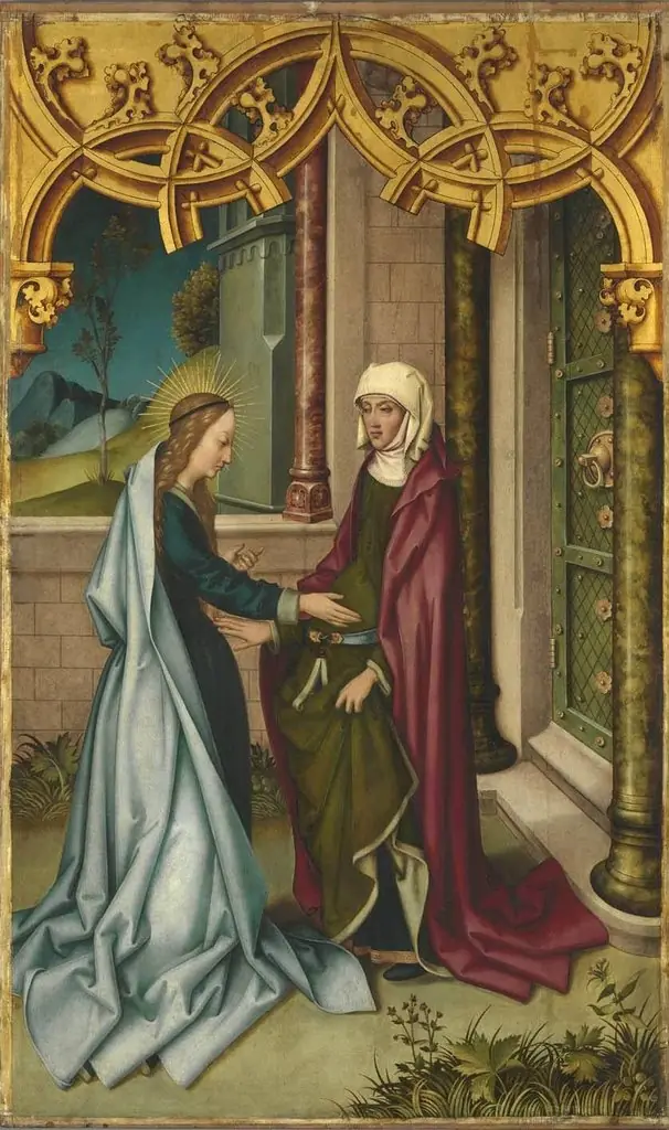 Kaisheimer Altar: Mariae Heimsuchung, by Hans Holbein the Elder