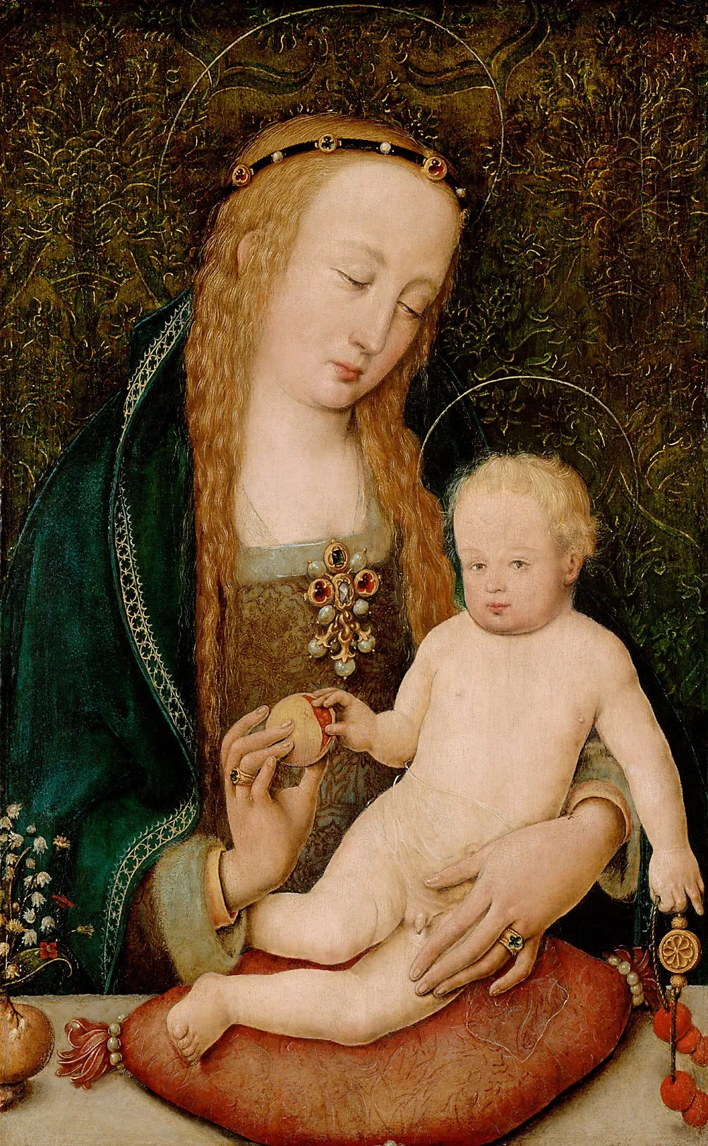 Maria, dem Kind einen Granatapfel reichend, by Hans Holbein the Elder, unspecified, 1511