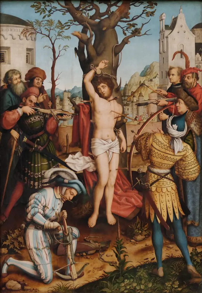 St. Sebastian Altar: The Martyrdom of St. Sebastian, by Hans Holbein the Elder