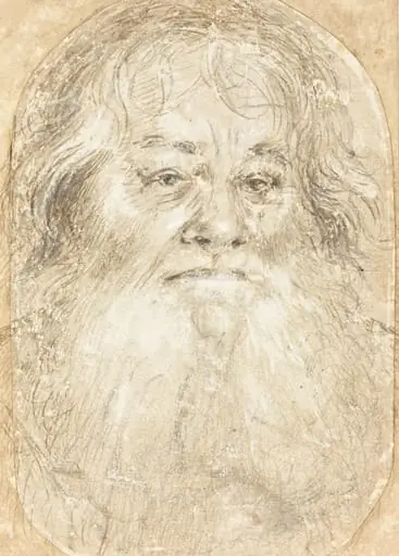 Study of a Bearded Man [verso], by Hans Holbein the Elder