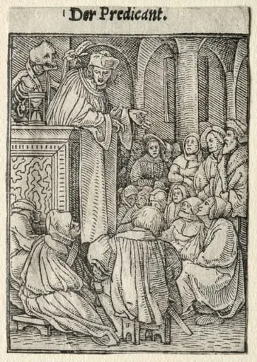 Dance of Death: The Preacher, by Hans Holbein the Younger