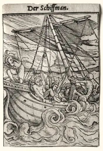 Dance of Death: The Sailor, by Hans Holbein the Younger
