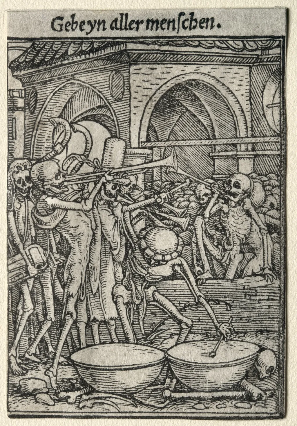 Dance of Death: The Trumpeters of Death, by Hans Holbein the Younger, 1526