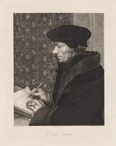 Erasmus (Didier Erasme), by Hans Holbein the Younger
