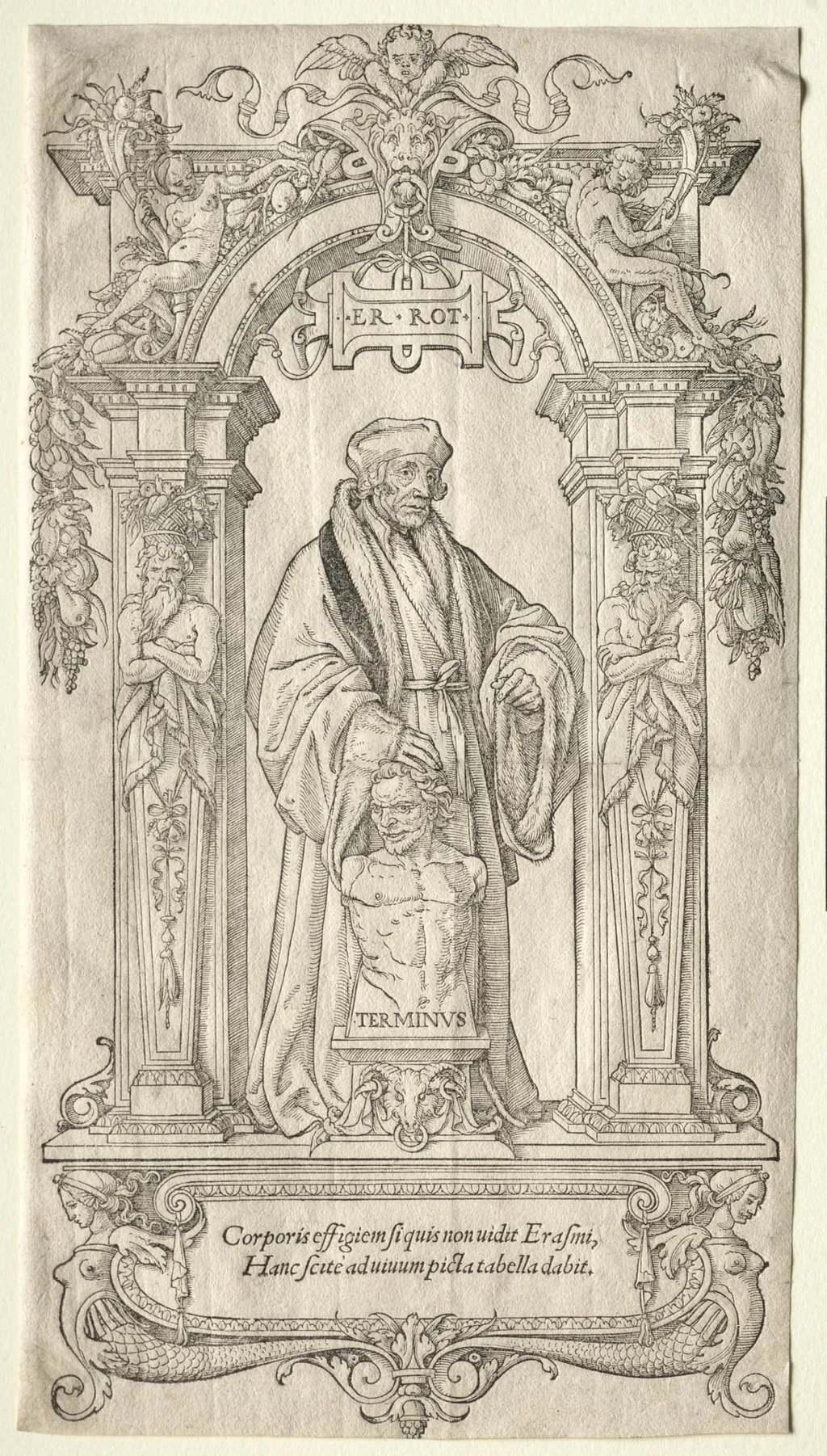 Erasmus of Rotterdam, by Hans Holbein the Younger, 1522