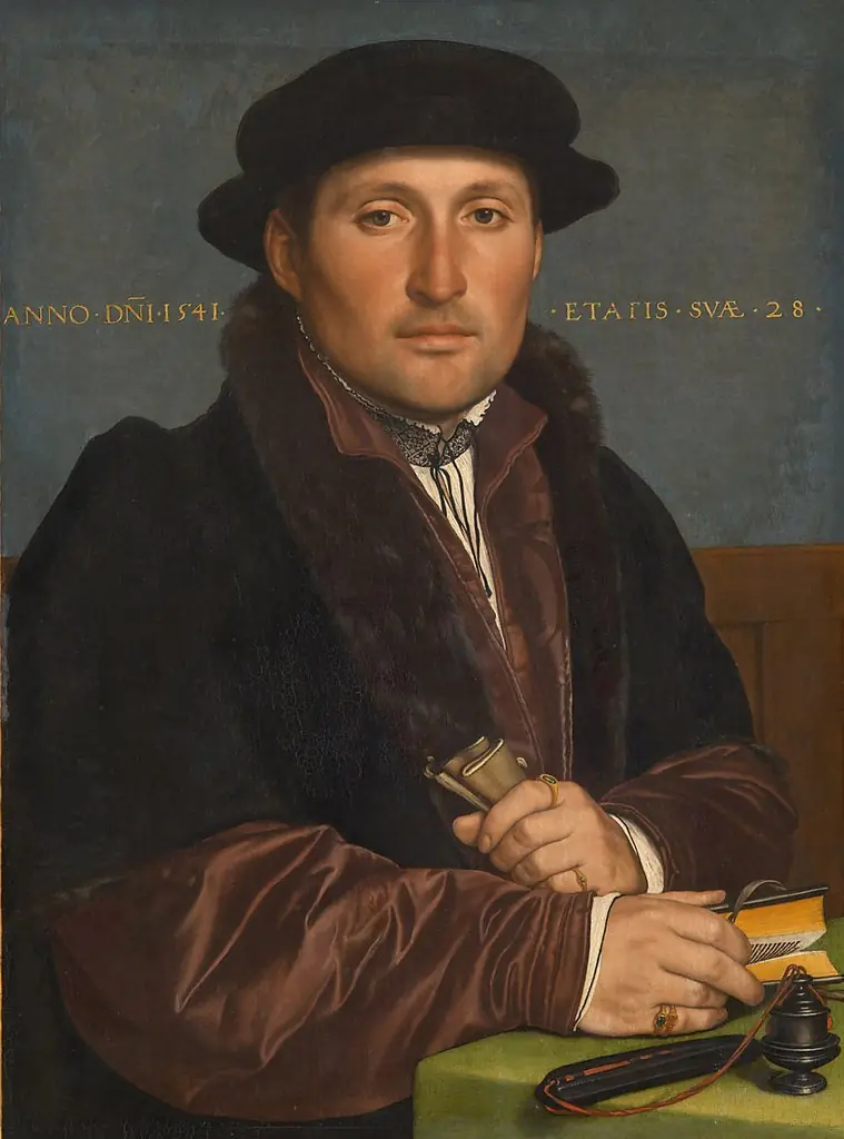Portrait of a Young Merchant, by Hans Holbein the Younger