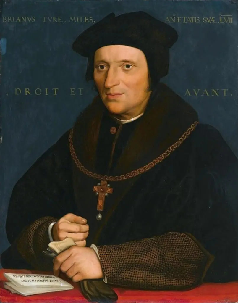 Portrait of Sir Bryan Tuke, by Hans Holbein the Younger