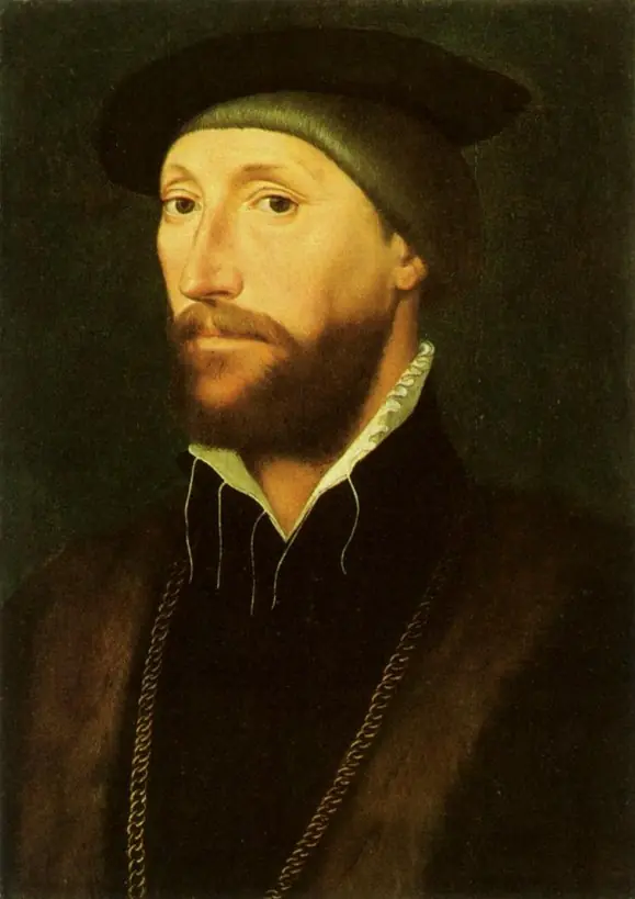 Portrait of Sir Thomas Le Strange, by Hans Holbein the Younger