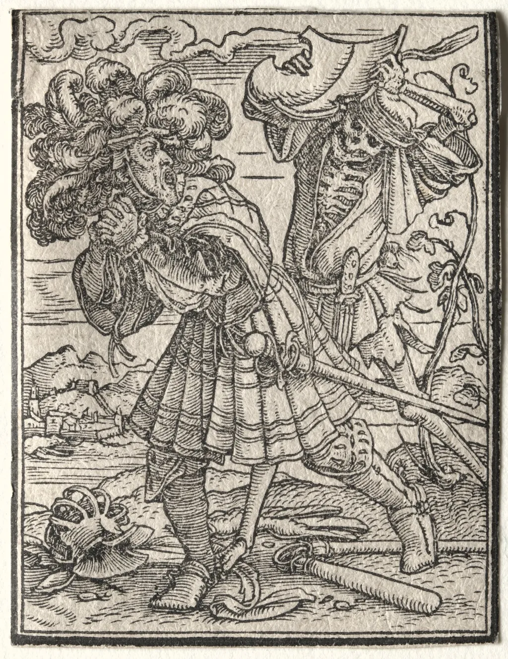 The Dance of Death: The Count, by Hans Holbein the Younger, 1526