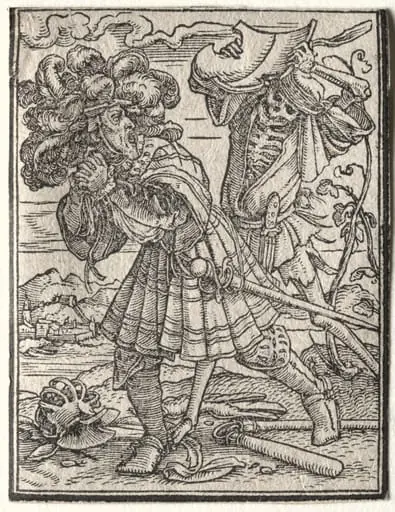 The Dance of Death:  The Count, by Hans Holbein the Younger