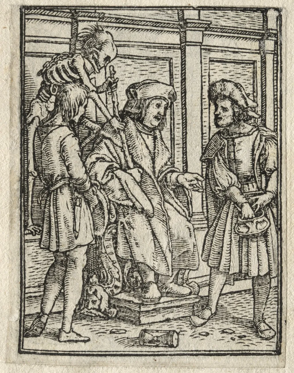 The Dance of Death: The Judge, by Hans Holbein the Younger, 1526