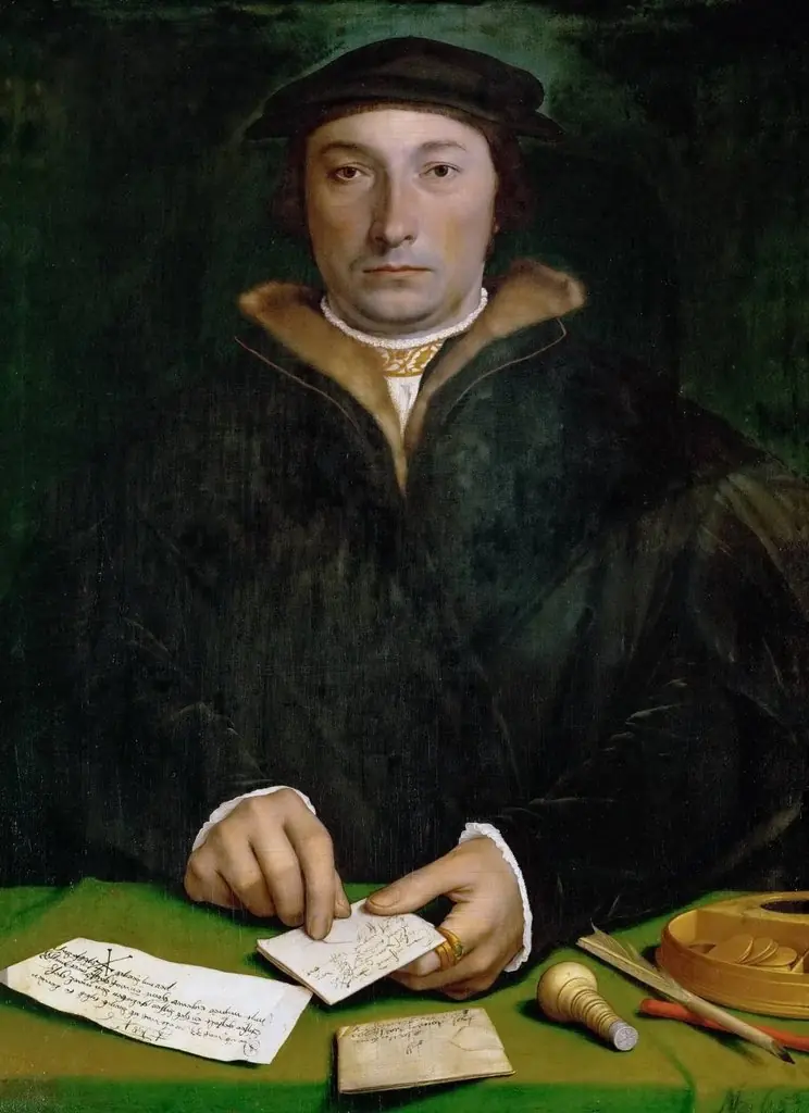 The Duisburg merchant Dirck Tybis, by Hans Holbein the Younger