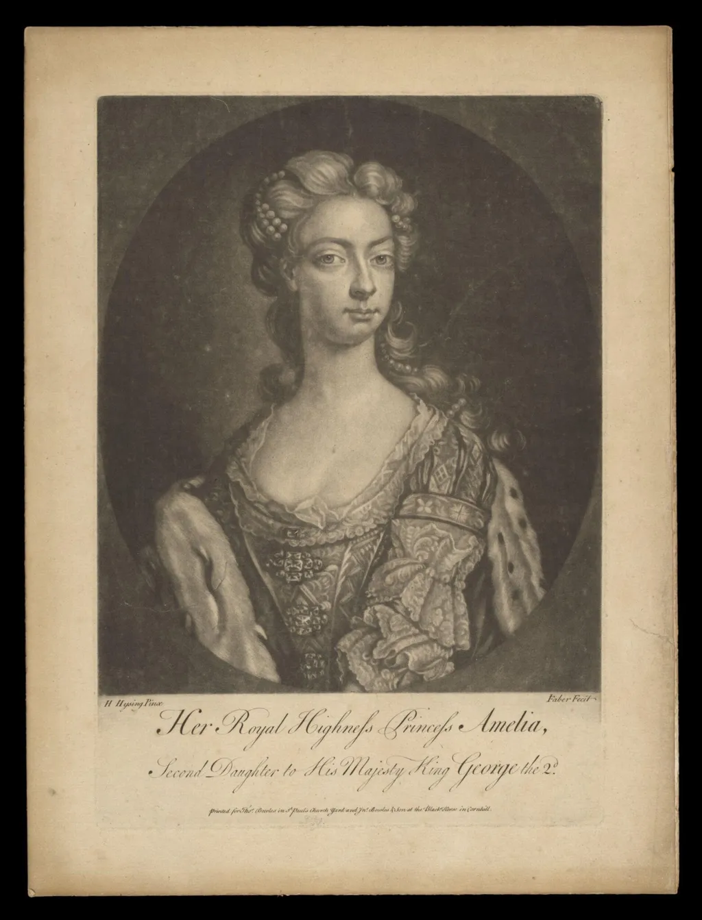 H Beard Print Collection, by Hans Hysing, 1750
