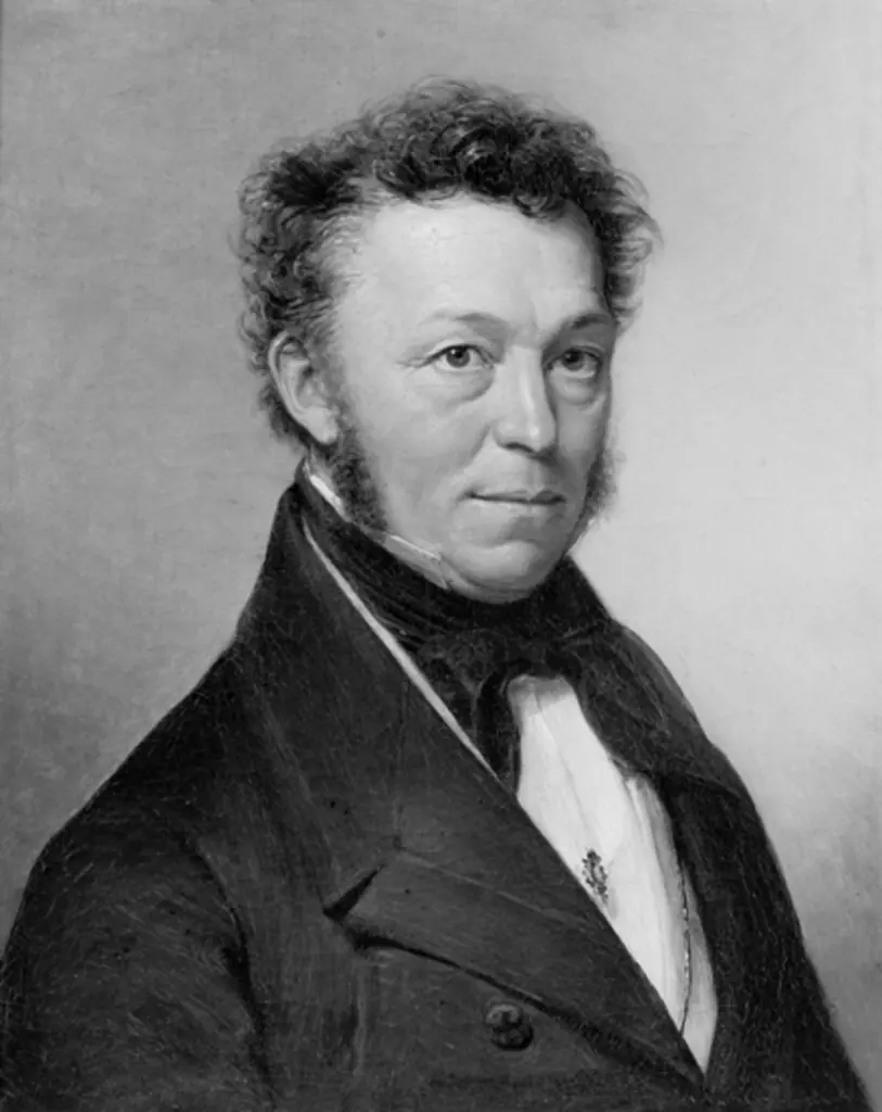 Bildnis des Vergolders Gottlob Bernhard aus Stuttgart (getauft 1792), by Hans Jakob Oeri