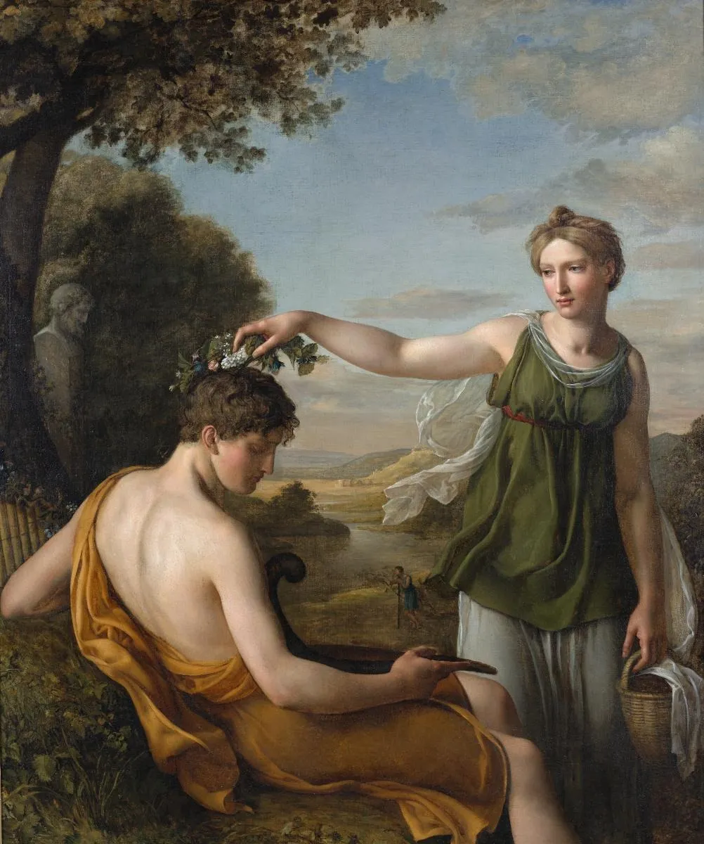 Chloe, by Hans Jakob Oeri, oil, 1806