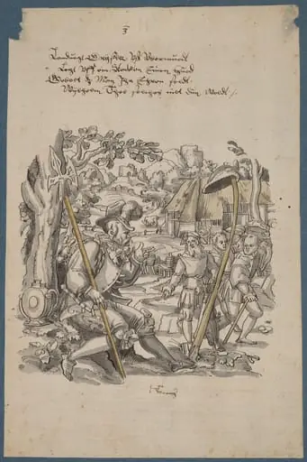 William Tell Refusing to Honor Governor Gessler's Hat, by Hans Kaspar Lang the Elder