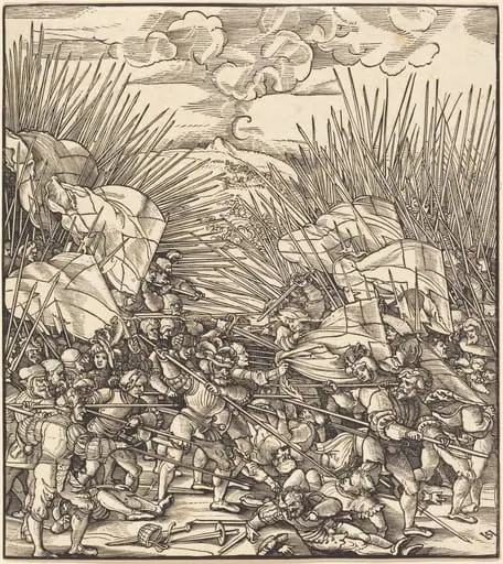 Battle of Cividale, by Hans Leonard Schäufelein