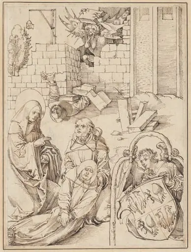 Saint Benedict Reviving a Monk Killed by the Devil, by Hans Leonard Schäufelein