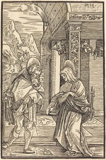 Saint Roch and Saint Sebastian, by Hans Leonard Schäufelein