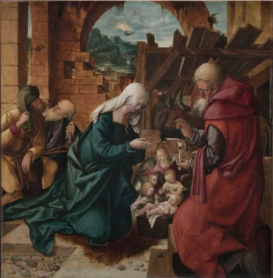 Adoration of the Shepherds, by Hans Leonhard Schäufelein, unspecified, 1510