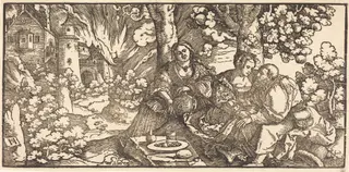 Lot and His Daughters, by Hans Leonhard Schäufelein