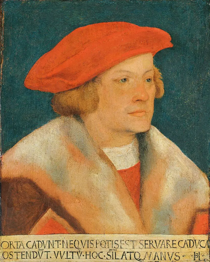 Portrait of a Man (Self-portrait?), by Hans Leonhard Schäufelein