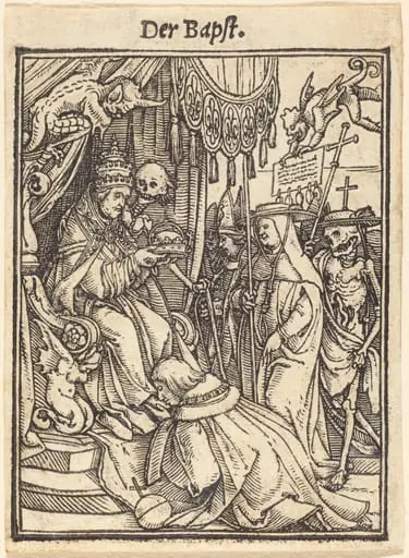 Der Bapst (The Pope), by Hans Lützelburger