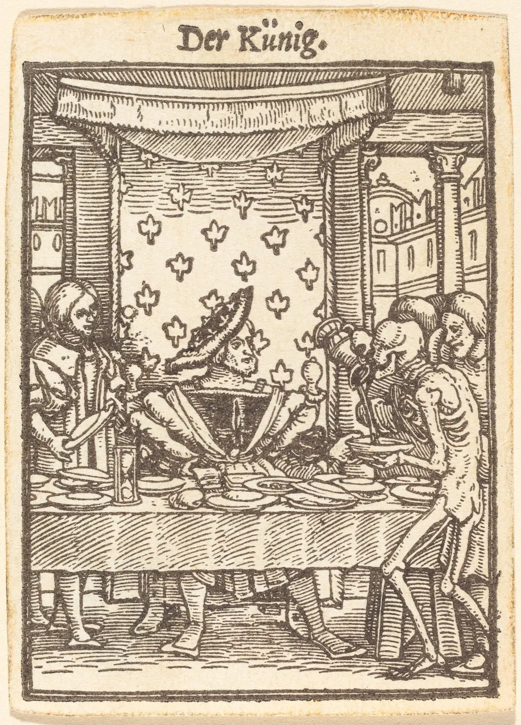 Der Künig (The King), by Hans Lützelburger, ink, 1526