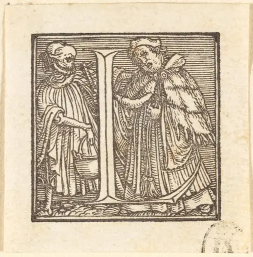 Letter L, by Hans Lützelburger
