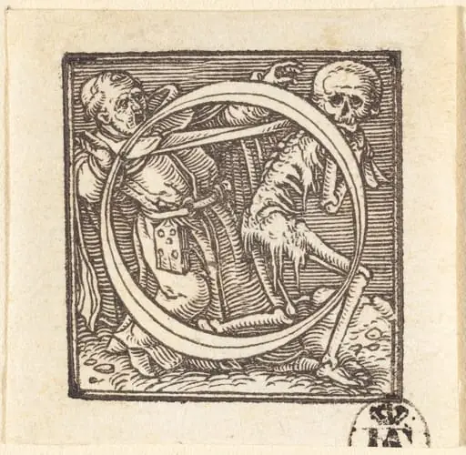 Letter O, by Hans Lützelburger