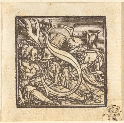 Letter S, by Hans Lützelburger