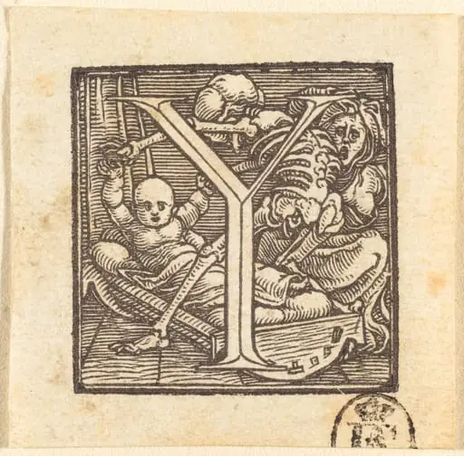 Letter Y, by Hans Lützelburger