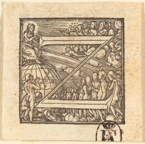 Letter Z, by Hans Lützelburger