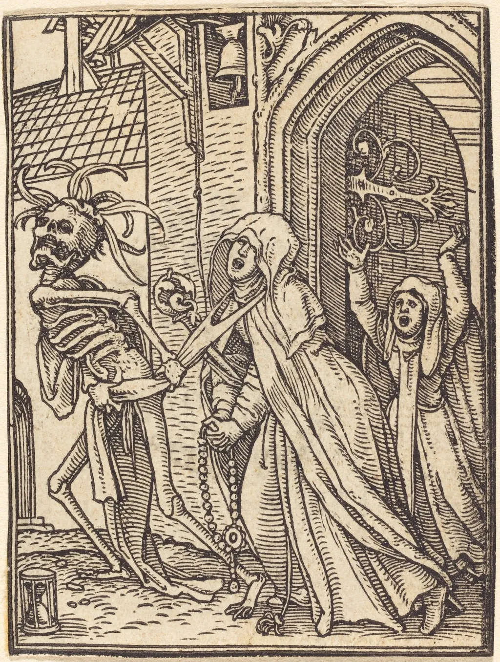 The Abbess, by Hans Lützelburger, ink, 1526