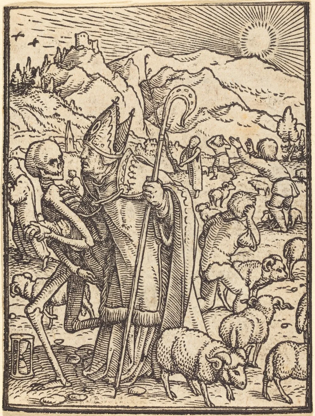 The Bishop, by Hans Lützelburger, ink, 1526