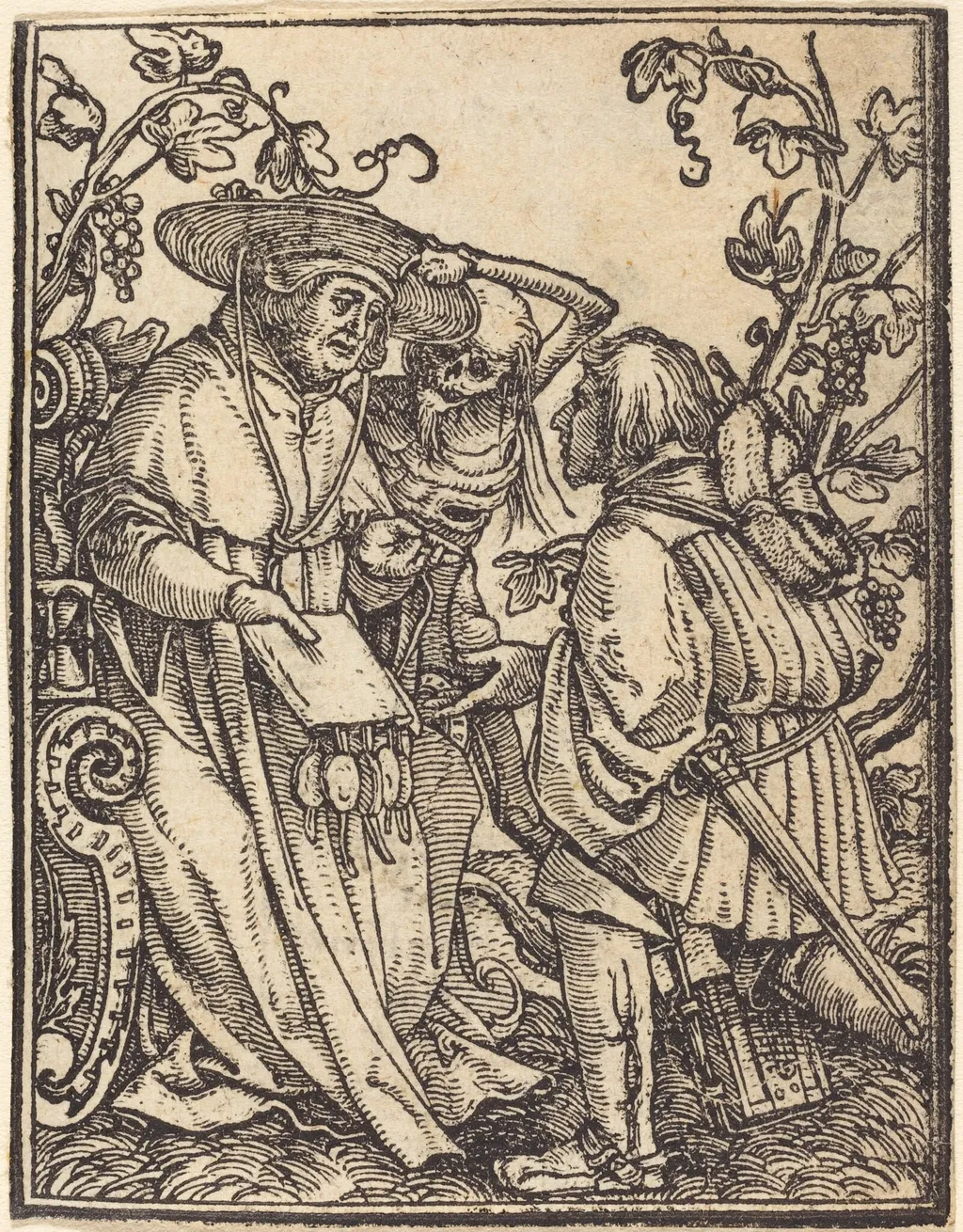 The Cardinal, by Hans Lützelburger, ink, 1526