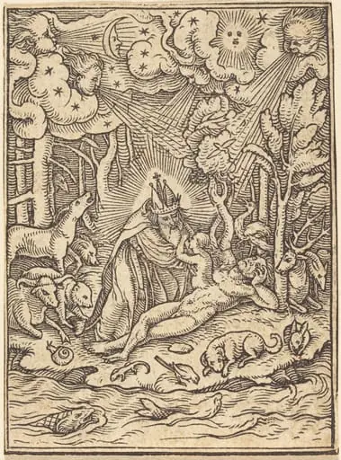 The Creation of Eve, by Hans Lützelburger