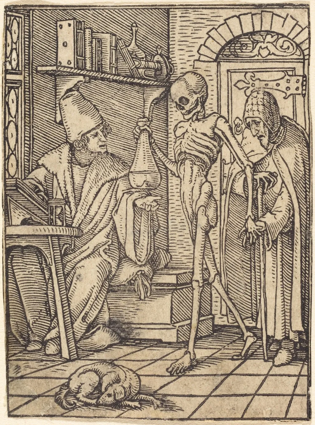 The Physician, by Hans Lützelburger, ink, 1526